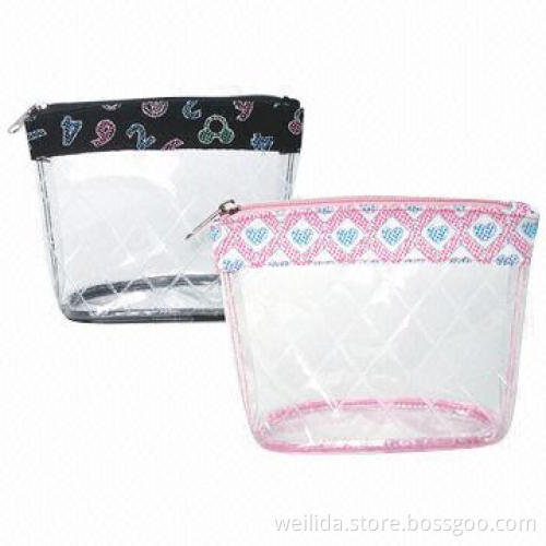 PVC Cosmetic Bag, Measures 13.5 x 6.5 x 13.5cm